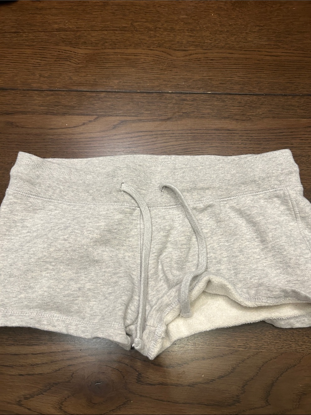 Brandy Melville Light Gray Terry Lounge Shorts